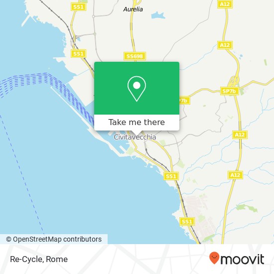 Re-Cycle, Via Monte Grappa, 20 00053 Civitavecchia map