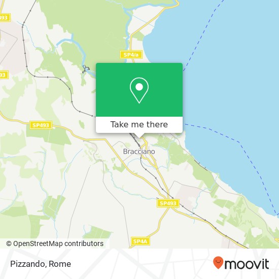 Pizzando, Via Camillo Benso di Cavour 00062 Bracciano map