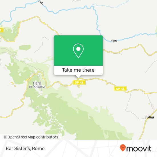 Bar Sister's, SP41 02039 Toffia map