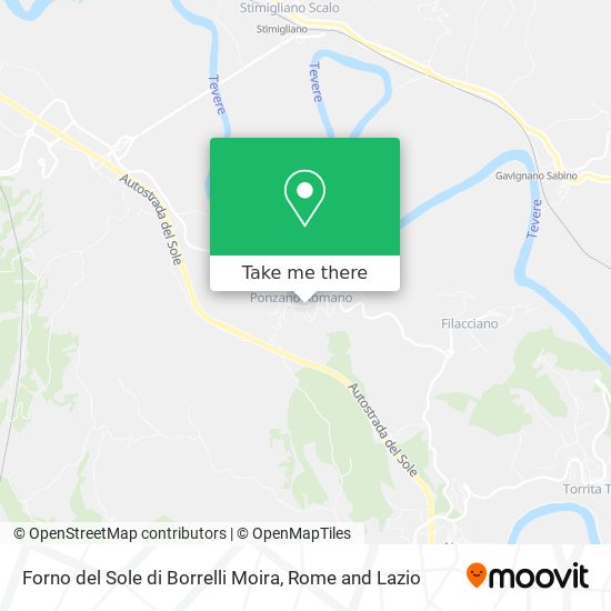 Forno del Sole di Borrelli Moira map