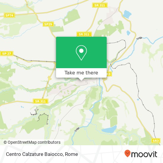 Centro Calzature Baiocco, Via di Corte 01033 Civita Castellana map