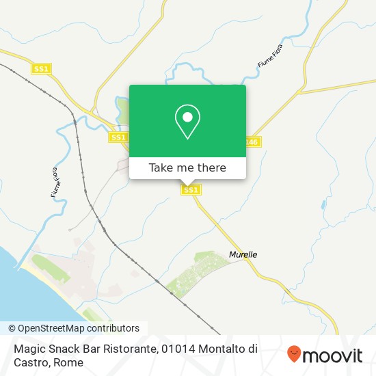 Magic Snack Bar Ristorante, 01014 Montalto di Castro map