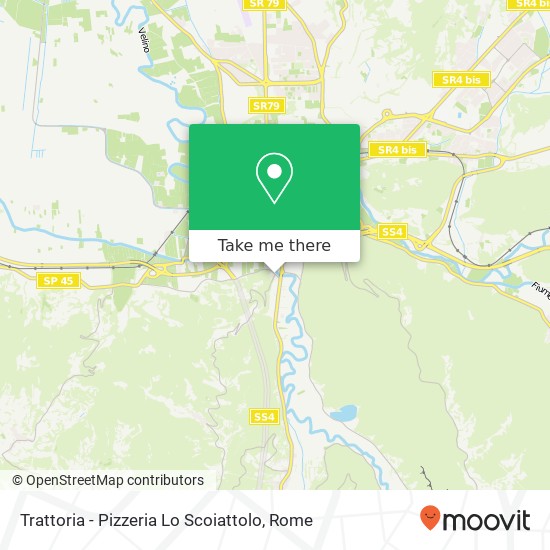 Trattoria - Pizzeria Lo Scoiattolo, Via Rieti 02100 Rieti map