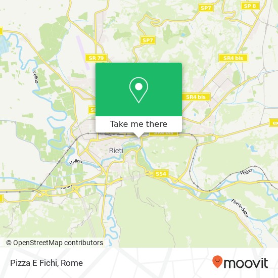 Pizza E Fichi, Via Giuseppe Garibaldi, 22 02100 Rieti map