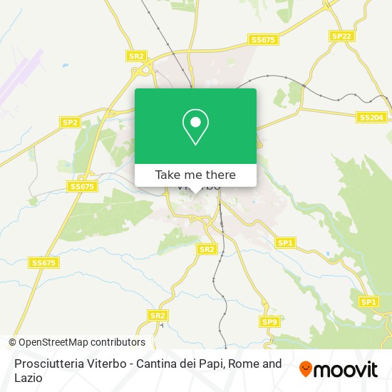 Prosciutteria Viterbo - Cantina dei Papi map