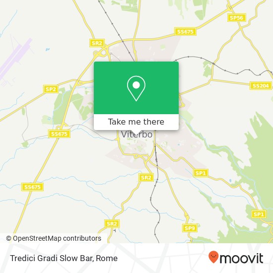 Tredici Gradi Slow Bar, Piazza del Gesù, 18 01100 Viterbo map
