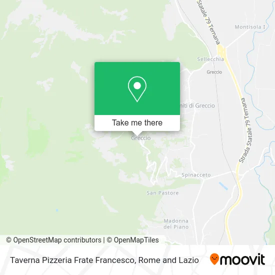 Taverna Pizzeria Frate Francesco map