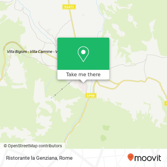 Ristorante la Genziana, Corso San Giuseppe da Leonessa 02016 Leonessa map