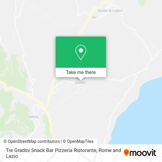 Three Steps Snack Bar Pizzeria Restaurant map