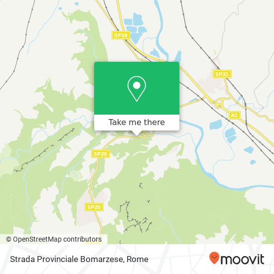 Strada Provinciale Bomarzese map