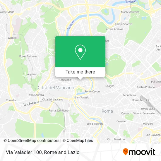 Via Valadier 100 map