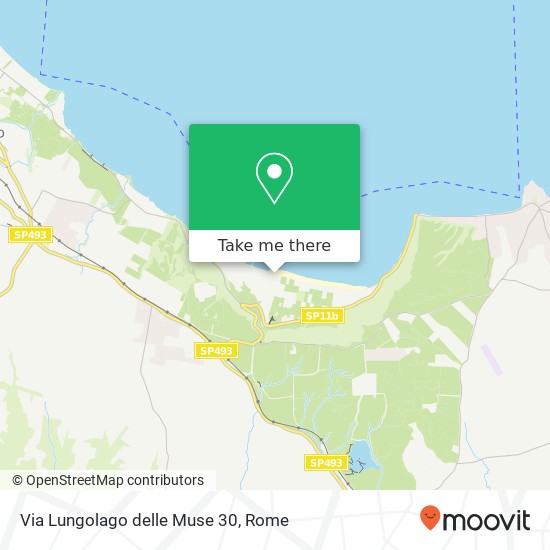 Via Lungolago delle Muse 30 map