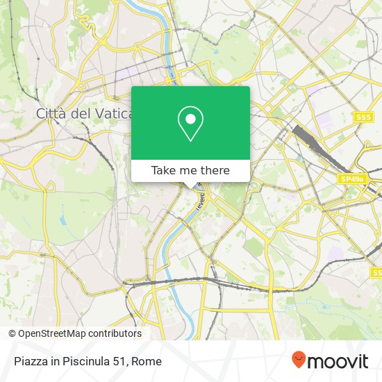 Piazza in Piscinula 51 map