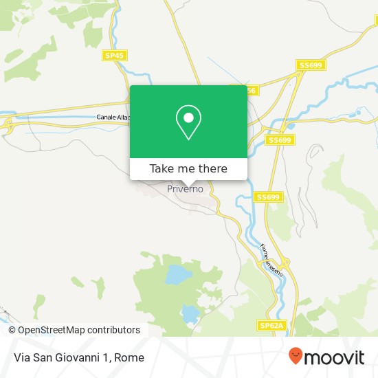 Via San Giovanni  1 map