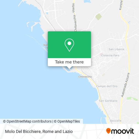 Molo Del Bicchiere map