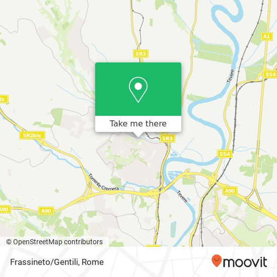 Frassineto/Gentili map