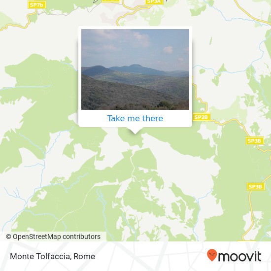 Monte Tolfaccia map