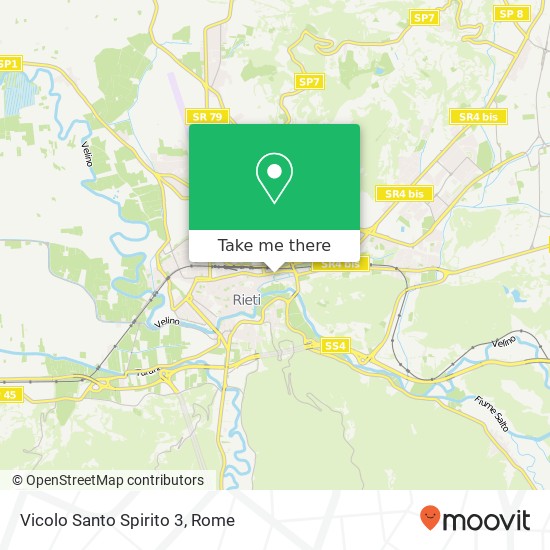 Vicolo Santo Spirito 3 map