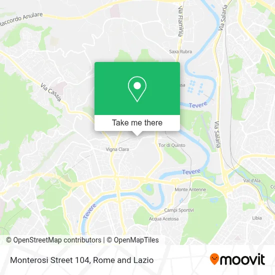 Monterosi Street 104 map