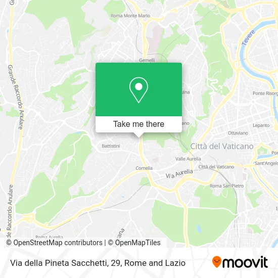 Pineta Sacchetti Street, 29 map