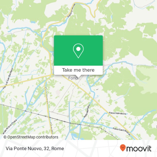 Via Ponte Nuovo, 32 map