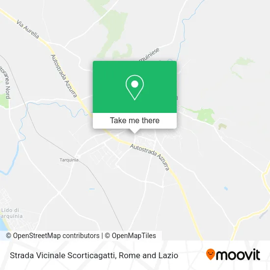 Strada Vicinale Scorticagatti map