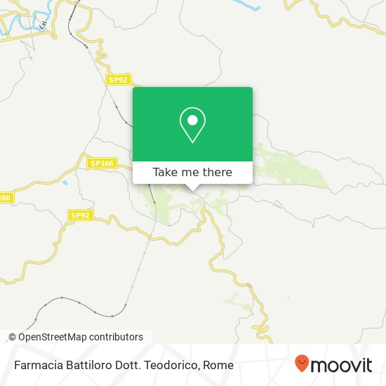 Farmacia Battiloro Dott. Teodorico map