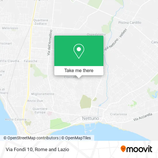 Via Fondi 10 map
