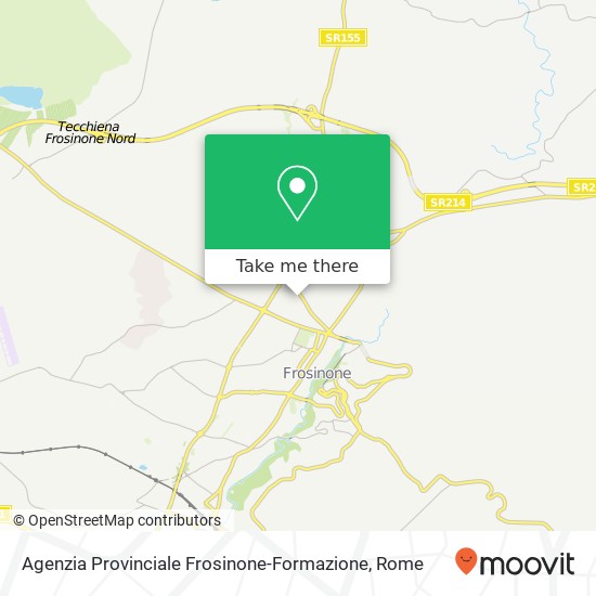Agenzia Provinciale Frosinone-Formazione map