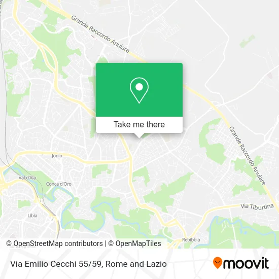 Emilio Cecchi Street 55/59 map