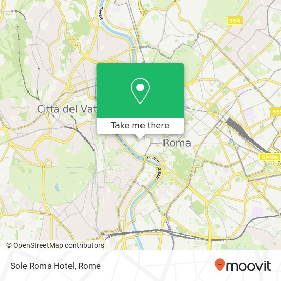 Sole Roma Hotel map