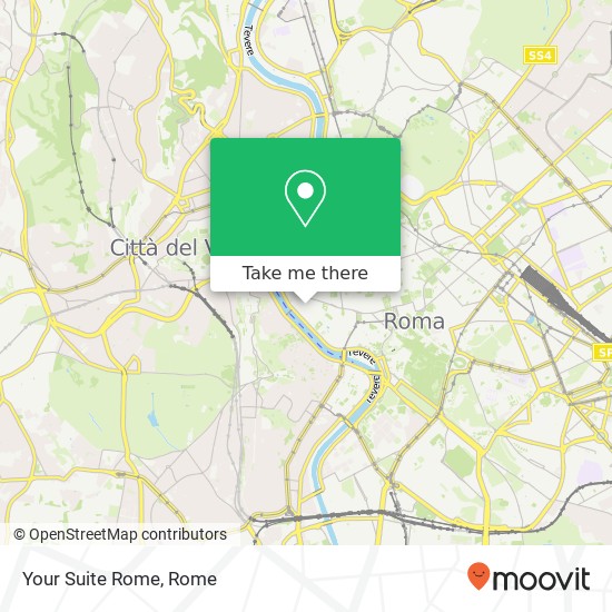 Your Suite Rome map