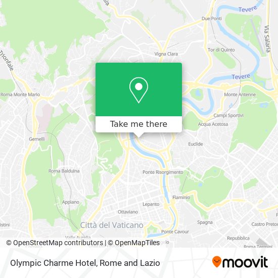 Olympic Charme Hotel map