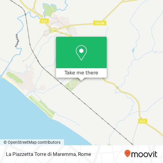 La Piazzetta Torre di Maremma map