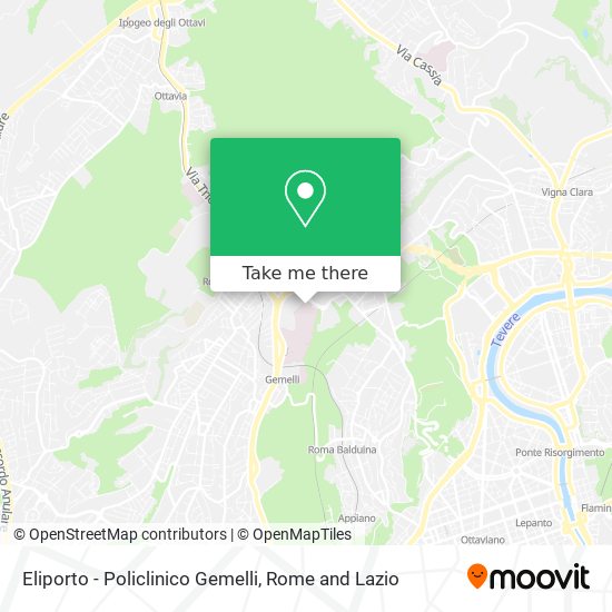 Eliporto - Policlinico Gemelli map