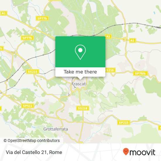 Via del Castello  21 map
