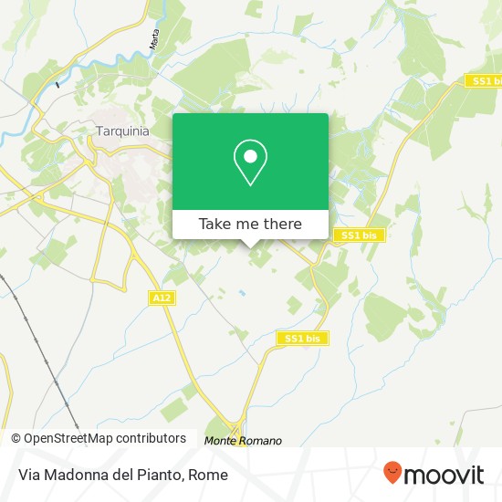 Via Madonna del Pianto map