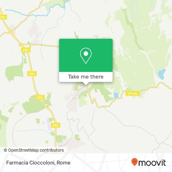 Farmacia Cioccoloni map