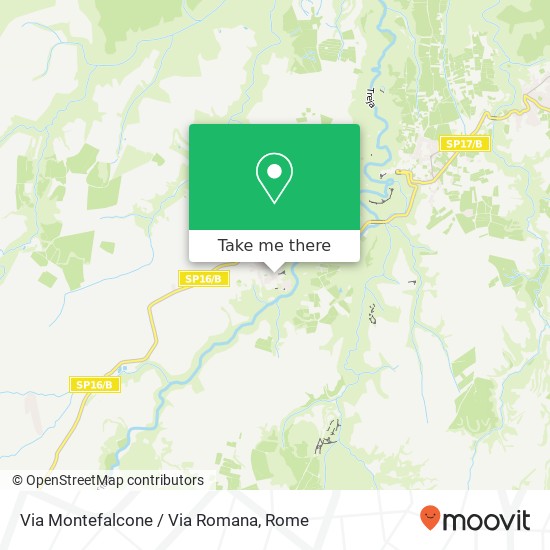 Via Montefalcone / Via Romana map