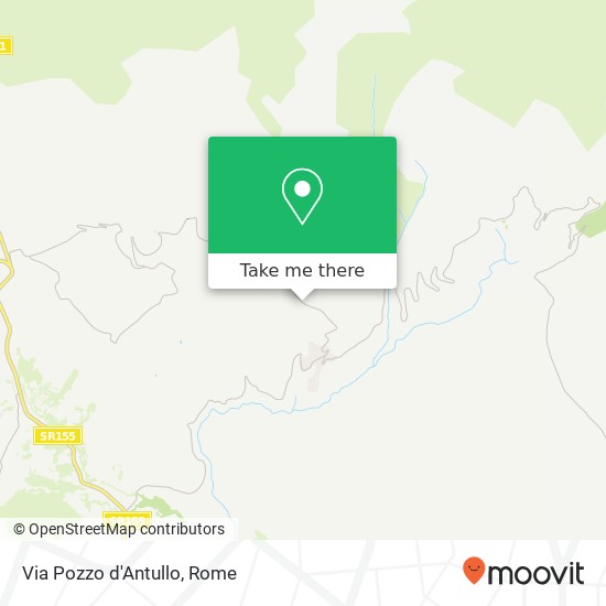 Via Pozzo d'Antullo map