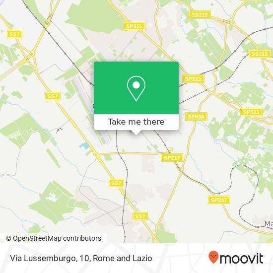 Via Lussemburgo, 10 map
