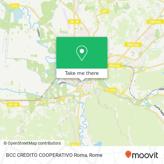 BCC CREDITO COOPERATIVO Roma map