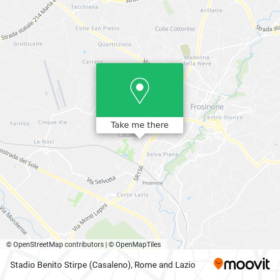 Stadio Benito Stirpe (Casaleno) map