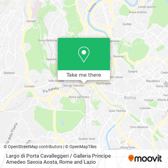 Largo di Porta Cavalleggeri / Galleria Principe Amedeo Savoia Aosta map