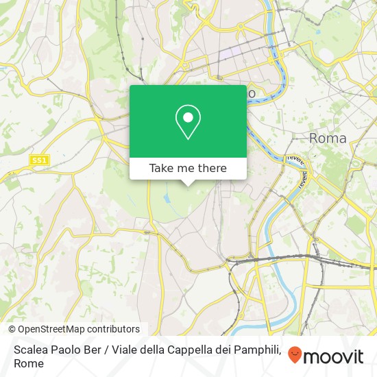 Scalea Paolo Ber / Viale della Cappella dei Pamphili map