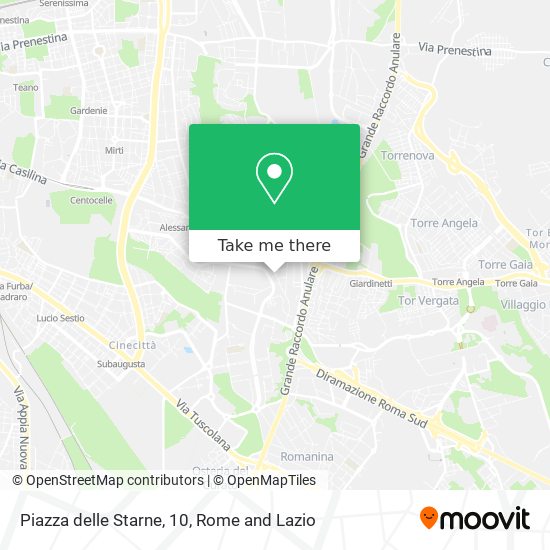 Piazza delle Starne, 10 map