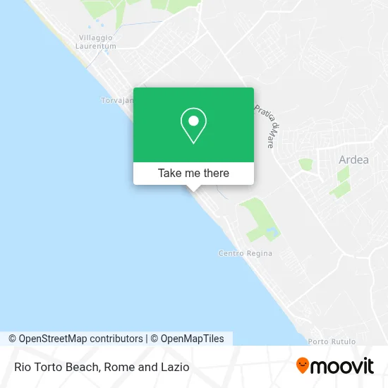 Rio Torto Beach map