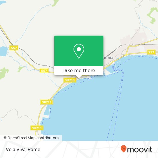 Vela Viva map