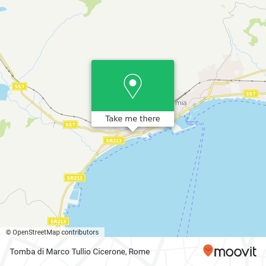 Tomba di Marco Tullio Cicerone map