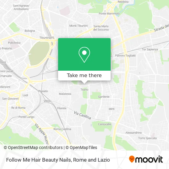 Follow Me Hair Beauty Nails map